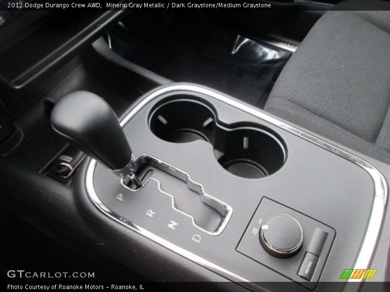 Mineral Gray Metallic / Dark Graystone/Medium Graystone 2012 Dodge Durango Crew AWD