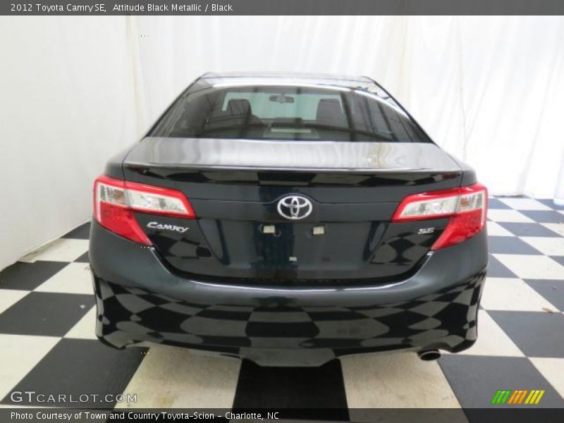 Attitude Black Metallic / Black 2012 Toyota Camry SE