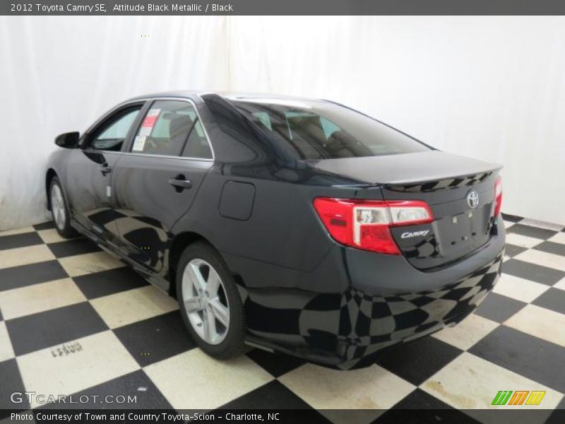 Attitude Black Metallic / Black 2012 Toyota Camry SE