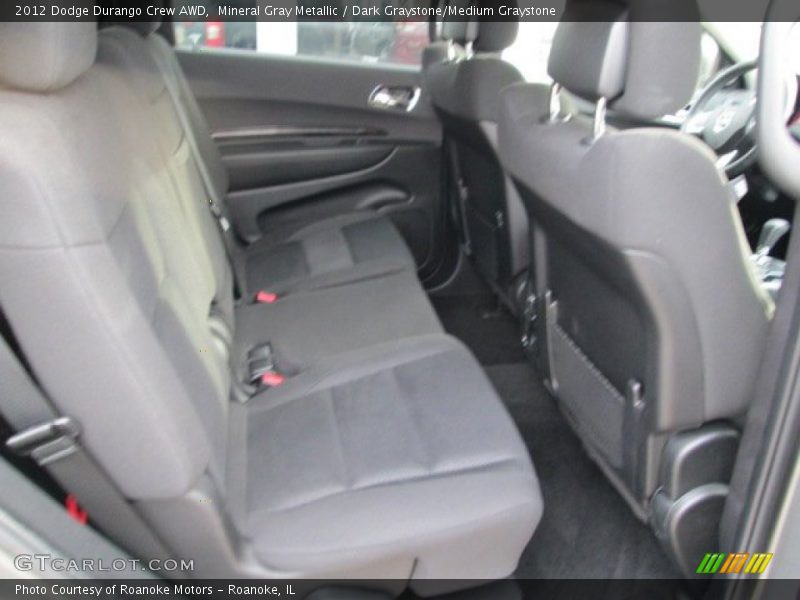 Mineral Gray Metallic / Dark Graystone/Medium Graystone 2012 Dodge Durango Crew AWD