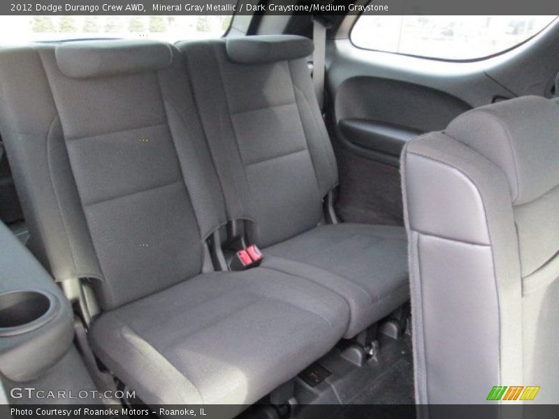 Mineral Gray Metallic / Dark Graystone/Medium Graystone 2012 Dodge Durango Crew AWD