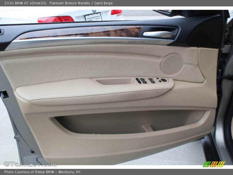 Platinum Bronze Metallic / Sand Beige 2010 BMW X5 xDrive30i