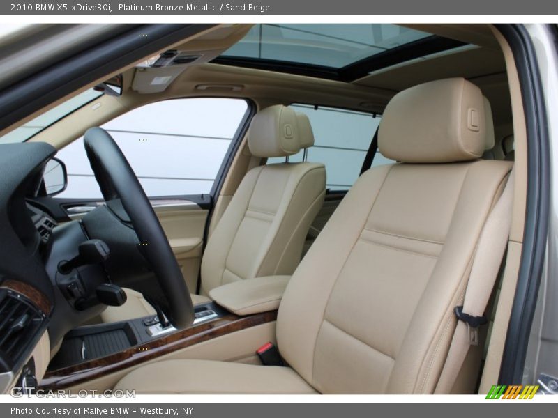 Platinum Bronze Metallic / Sand Beige 2010 BMW X5 xDrive30i