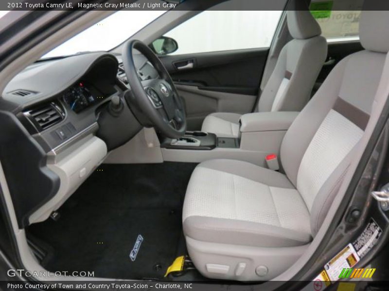 Magnetic Gray Metallic / Light Gray 2012 Toyota Camry LE