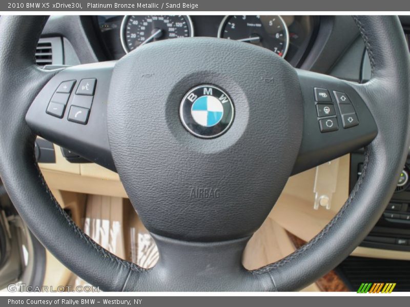 Platinum Bronze Metallic / Sand Beige 2010 BMW X5 xDrive30i