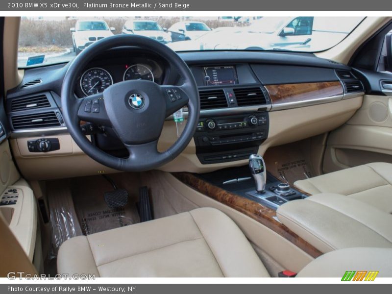 Platinum Bronze Metallic / Sand Beige 2010 BMW X5 xDrive30i