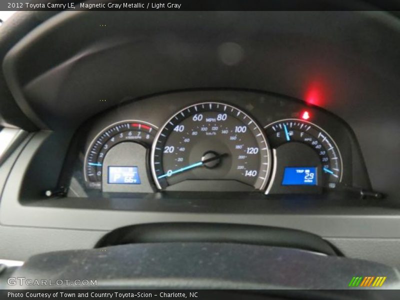 Magnetic Gray Metallic / Light Gray 2012 Toyota Camry LE