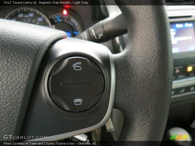 Magnetic Gray Metallic / Light Gray 2012 Toyota Camry LE