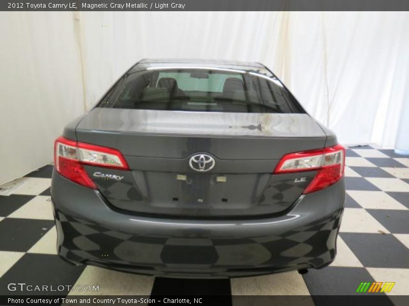 Magnetic Gray Metallic / Light Gray 2012 Toyota Camry LE