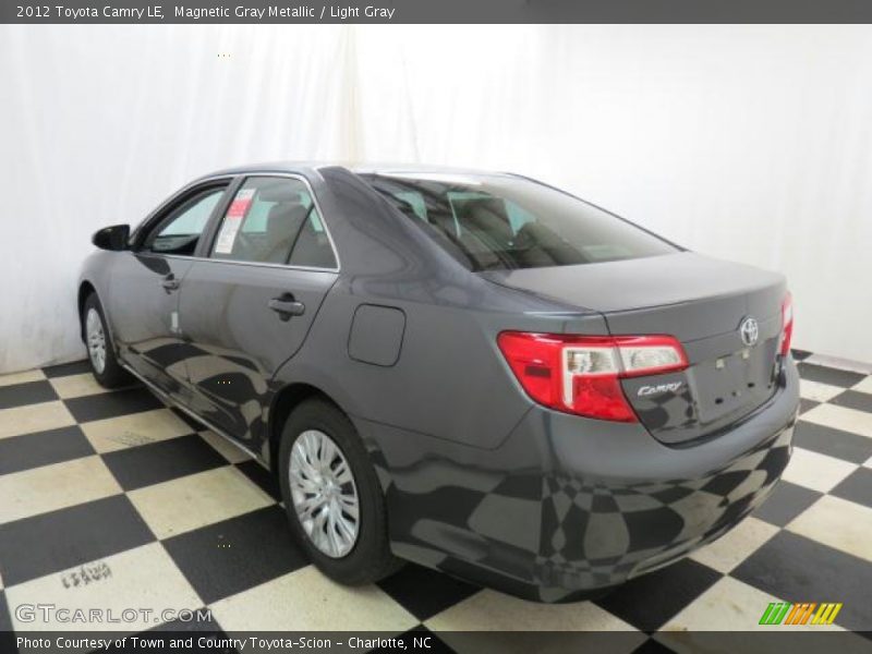 Magnetic Gray Metallic / Light Gray 2012 Toyota Camry LE