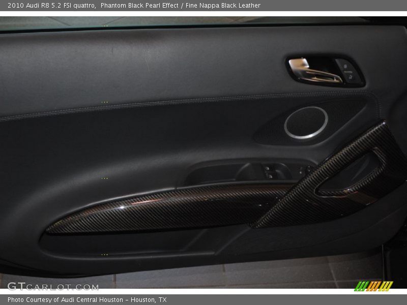Phantom Black Pearl Effect / Fine Nappa Black Leather 2010 Audi R8 5.2 FSI quattro