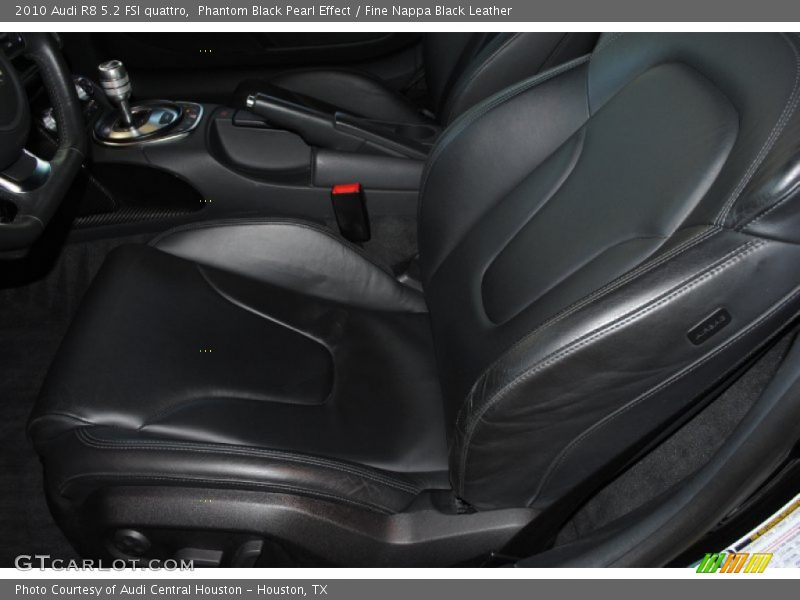 Phantom Black Pearl Effect / Fine Nappa Black Leather 2010 Audi R8 5.2 FSI quattro