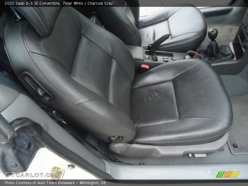 Front Seat of 2002 9-3 SE Convertible