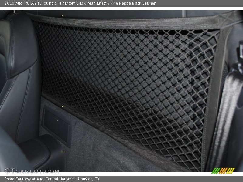 Phantom Black Pearl Effect / Fine Nappa Black Leather 2010 Audi R8 5.2 FSI quattro