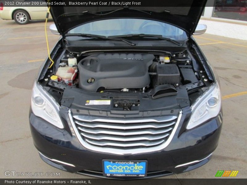 Blackberry Pearl Coat / Black/Light Frost 2012 Chrysler 200 Limited Sedan