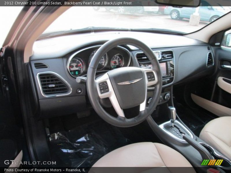Black/Light Frost Interior - 2012 200 Limited Sedan 