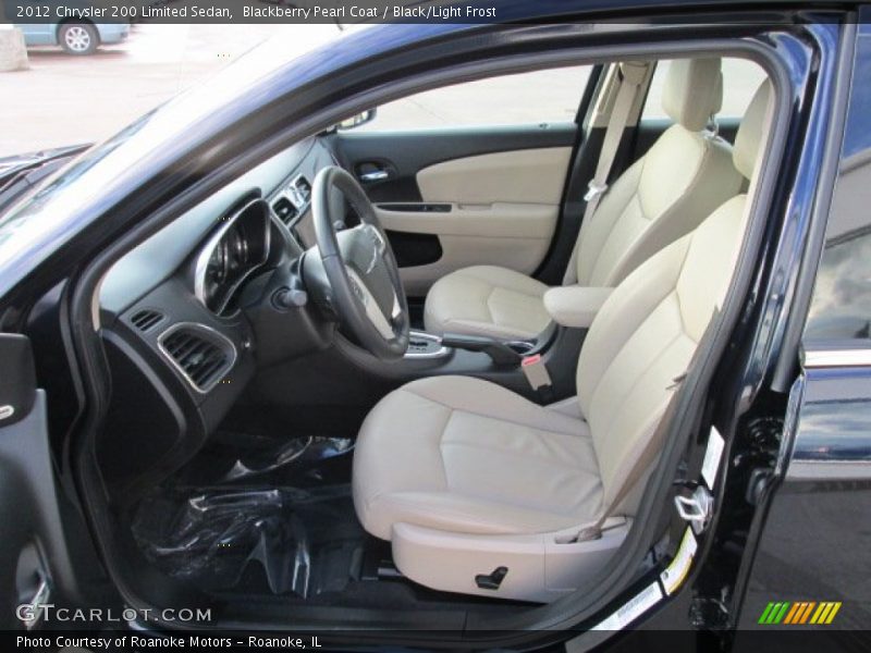 Front Seat of 2012 200 Limited Sedan