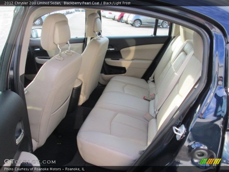 Rear Seat of 2012 200 Limited Sedan