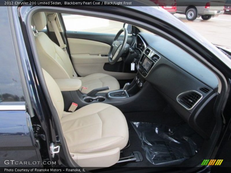 Blackberry Pearl Coat / Black/Light Frost 2012 Chrysler 200 Limited Sedan