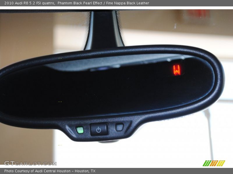 Phantom Black Pearl Effect / Fine Nappa Black Leather 2010 Audi R8 5.2 FSI quattro