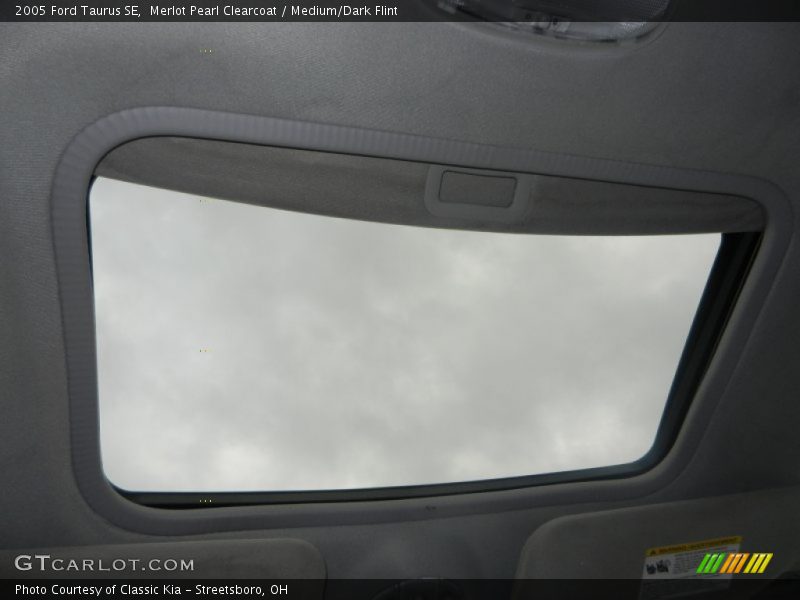 Merlot Pearl Clearcoat / Medium/Dark Flint 2005 Ford Taurus SE