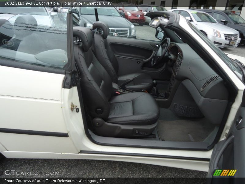  2002 9-3 SE Convertible Charcoal Gray Interior