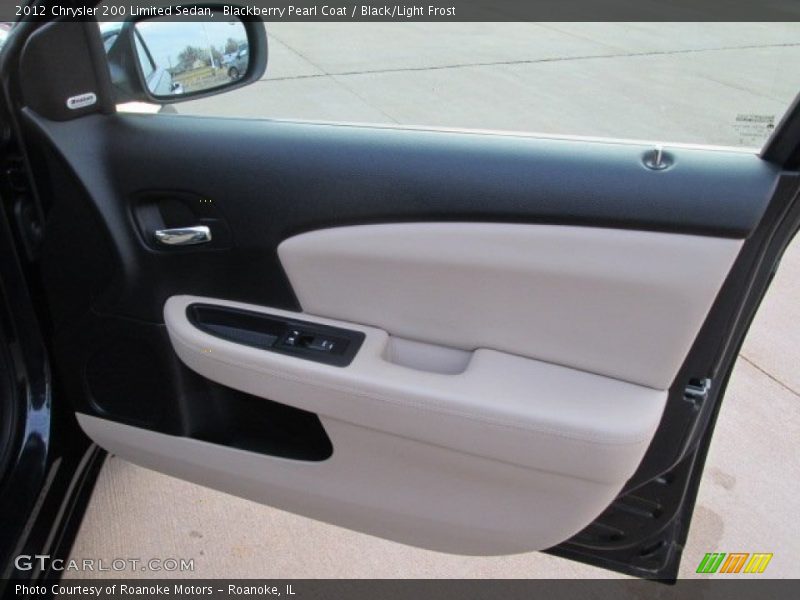 Blackberry Pearl Coat / Black/Light Frost 2012 Chrysler 200 Limited Sedan