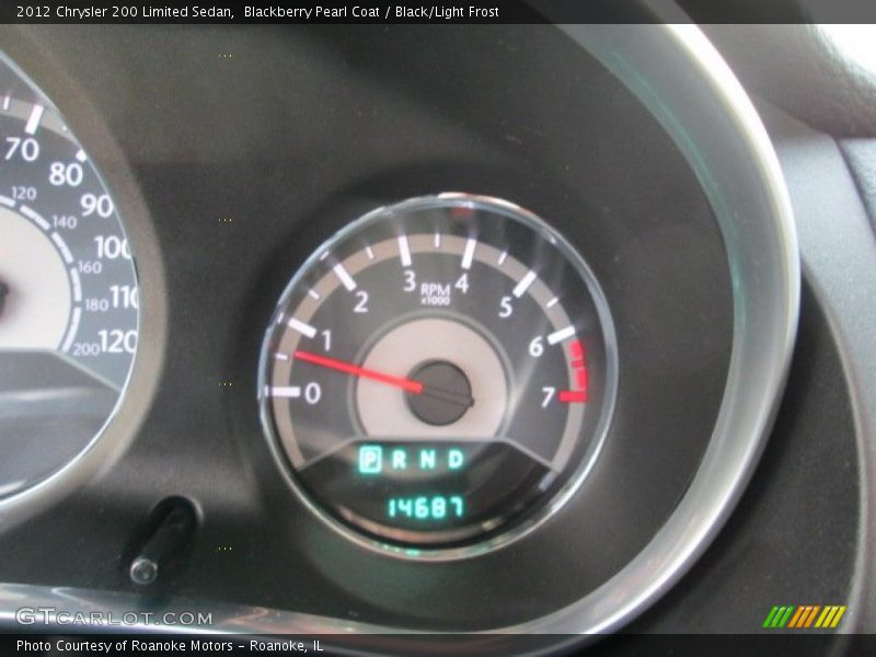 Blackberry Pearl Coat / Black/Light Frost 2012 Chrysler 200 Limited Sedan