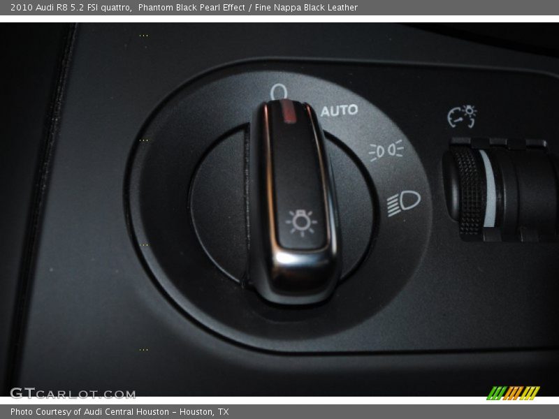 Controls of 2010 R8 5.2 FSI quattro