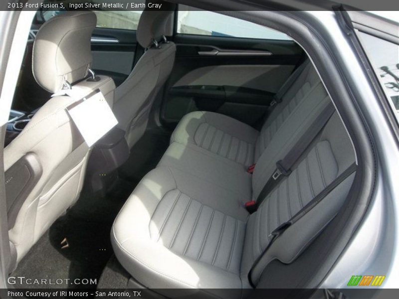 Ingot Silver Metallic / Earth Gray 2013 Ford Fusion S