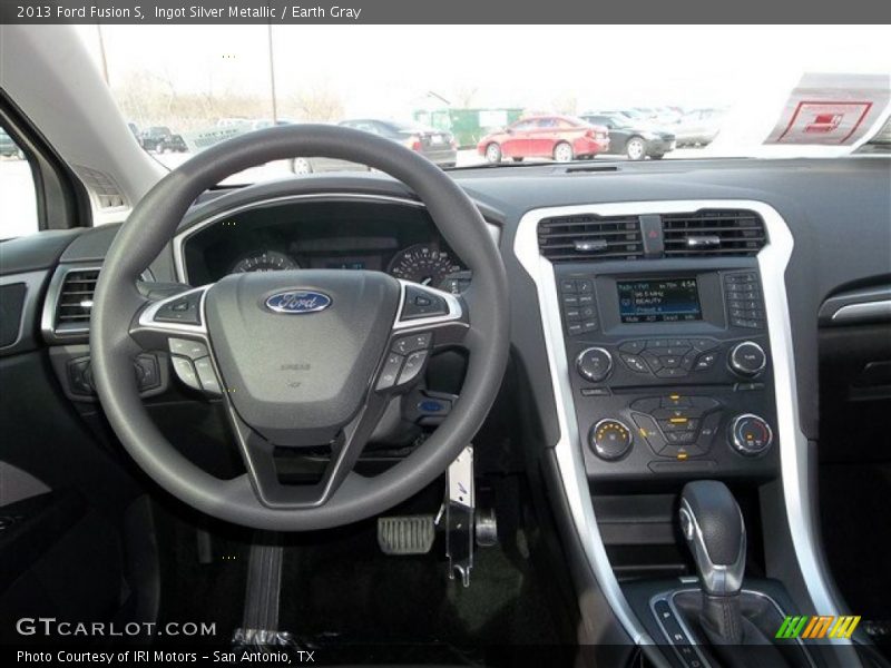 Ingot Silver Metallic / Earth Gray 2013 Ford Fusion S