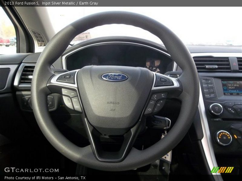 Ingot Silver Metallic / Earth Gray 2013 Ford Fusion S
