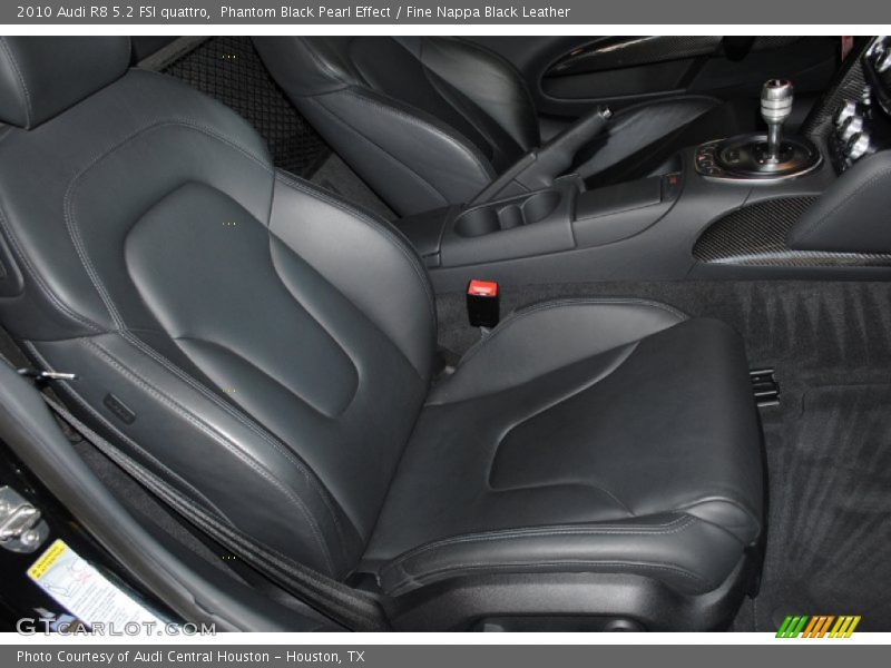 Phantom Black Pearl Effect / Fine Nappa Black Leather 2010 Audi R8 5.2 FSI quattro