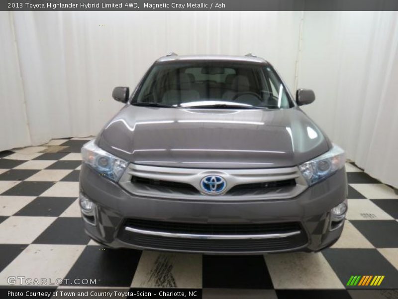 Magnetic Gray Metallic / Ash 2013 Toyota Highlander Hybrid Limited 4WD