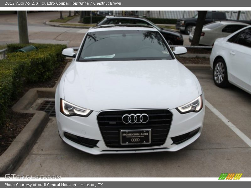 Ibis White / Chestnut Brown 2013 Audi A5 2.0T quattro Coupe