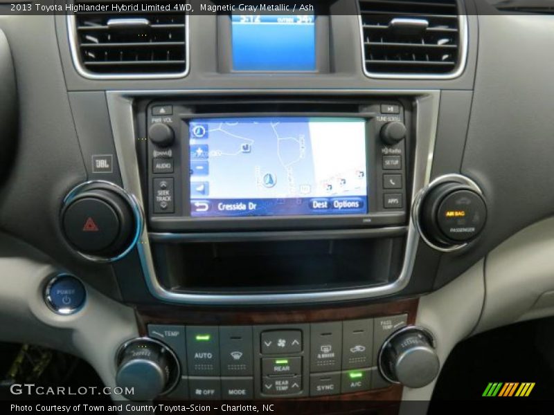 Magnetic Gray Metallic / Ash 2013 Toyota Highlander Hybrid Limited 4WD