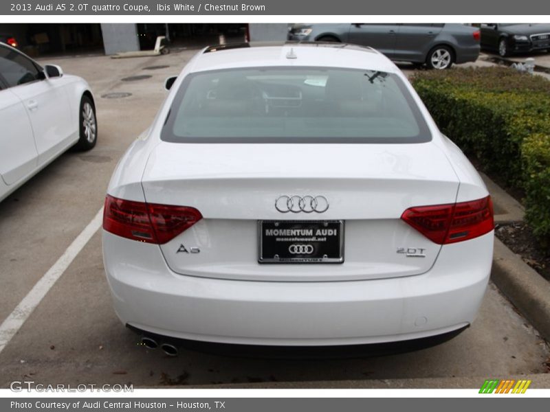 Ibis White / Chestnut Brown 2013 Audi A5 2.0T quattro Coupe
