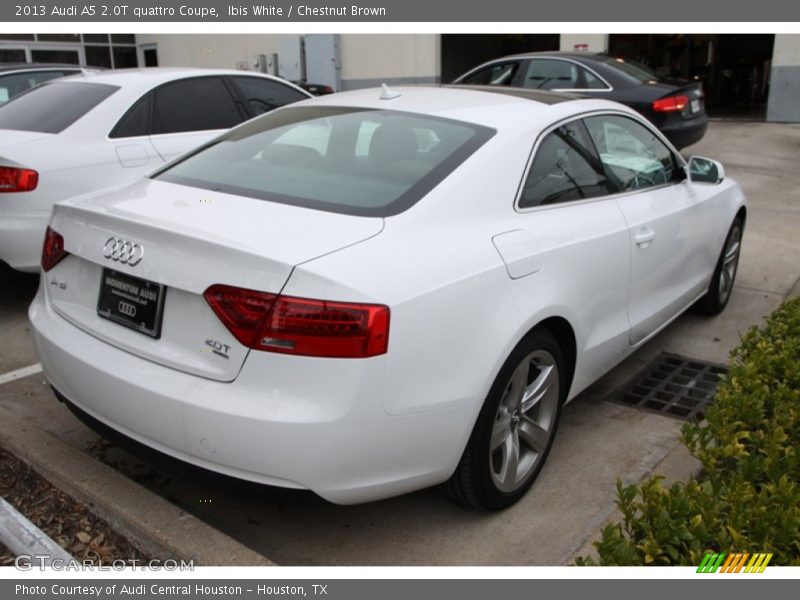Ibis White / Chestnut Brown 2013 Audi A5 2.0T quattro Coupe