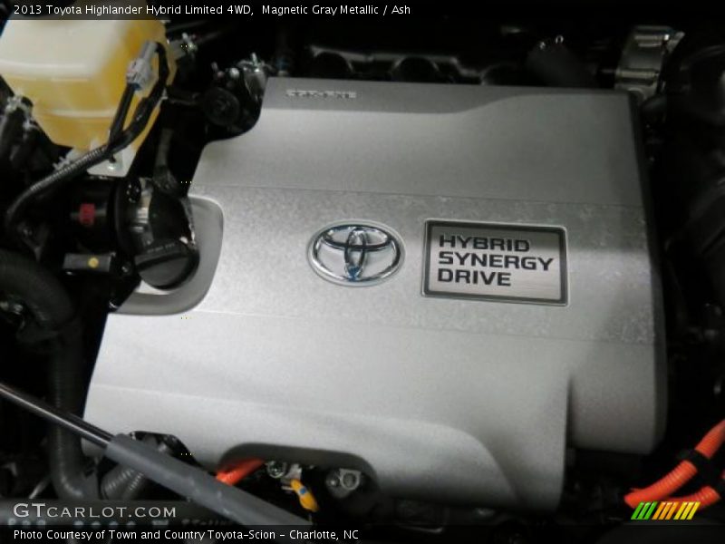 Magnetic Gray Metallic / Ash 2013 Toyota Highlander Hybrid Limited 4WD