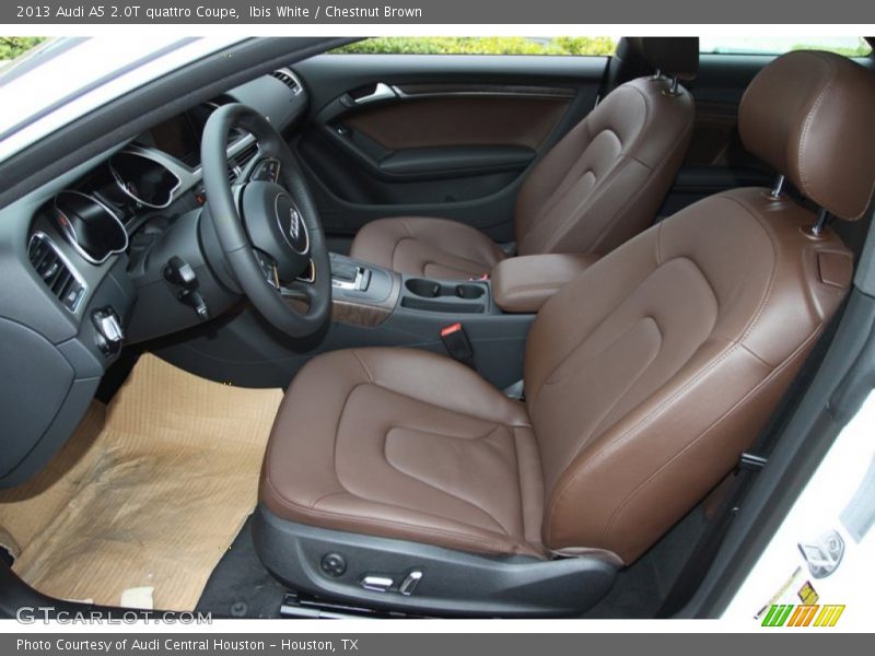 Front Seat of 2013 A5 2.0T quattro Coupe