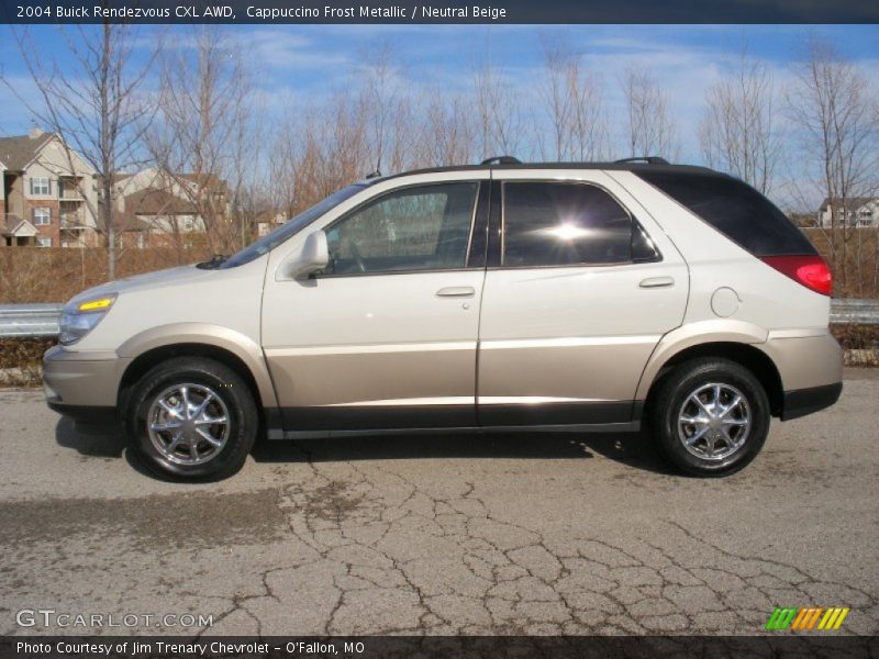 Cappuccino Frost Metallic / Neutral Beige 2004 Buick Rendezvous CXL AWD