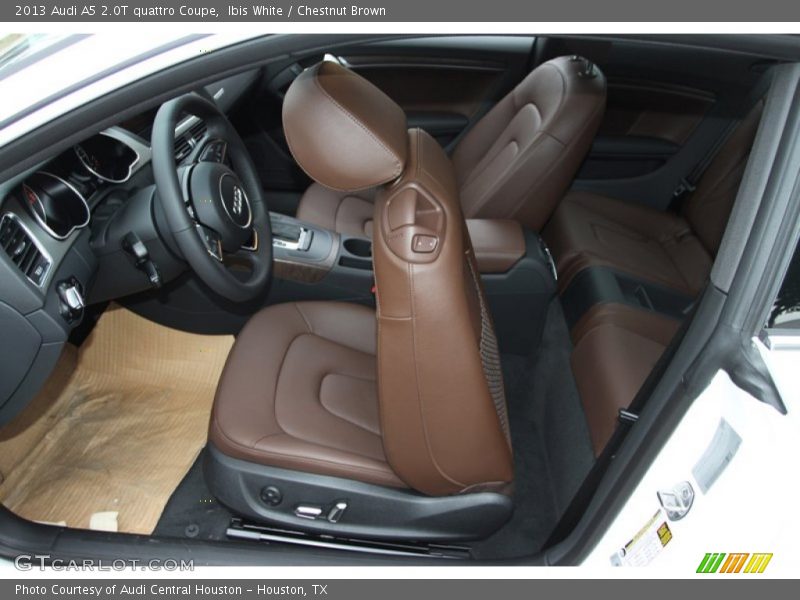 Ibis White / Chestnut Brown 2013 Audi A5 2.0T quattro Coupe