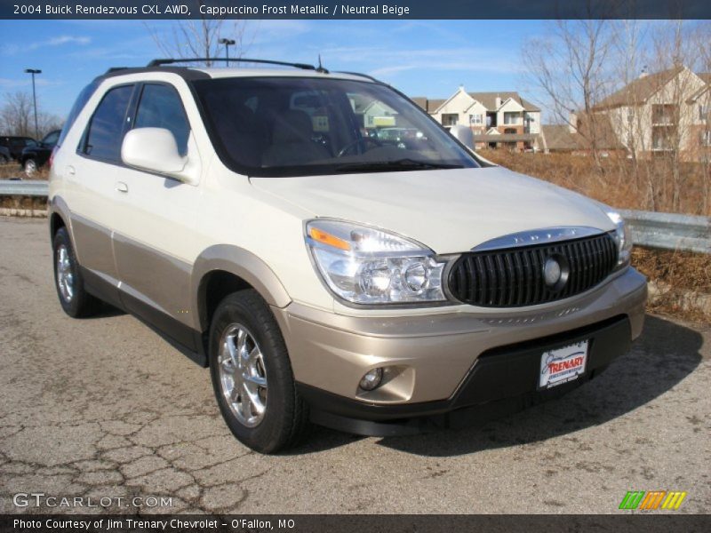 Cappuccino Frost Metallic / Neutral Beige 2004 Buick Rendezvous CXL AWD