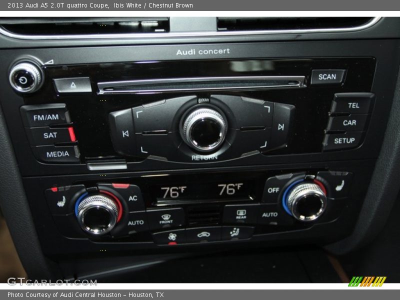 Controls of 2013 A5 2.0T quattro Coupe