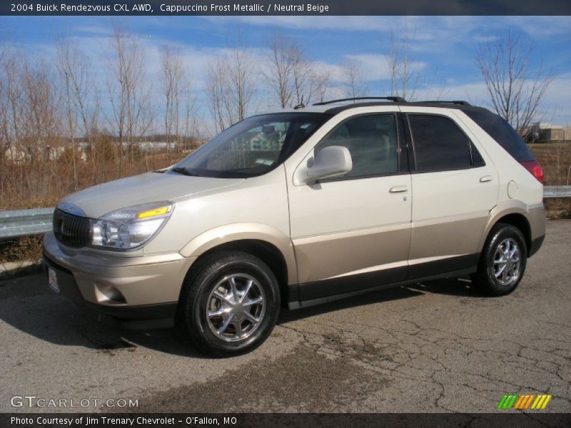 Cappuccino Frost Metallic / Neutral Beige 2004 Buick Rendezvous CXL AWD