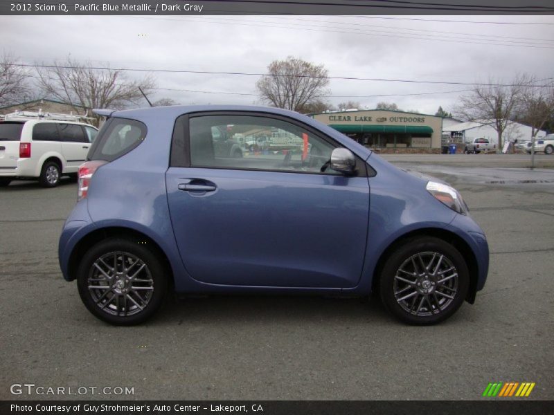 Pacific Blue Metallic / Dark Gray 2012 Scion iQ