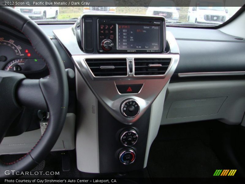 Pacific Blue Metallic / Dark Gray 2012 Scion iQ