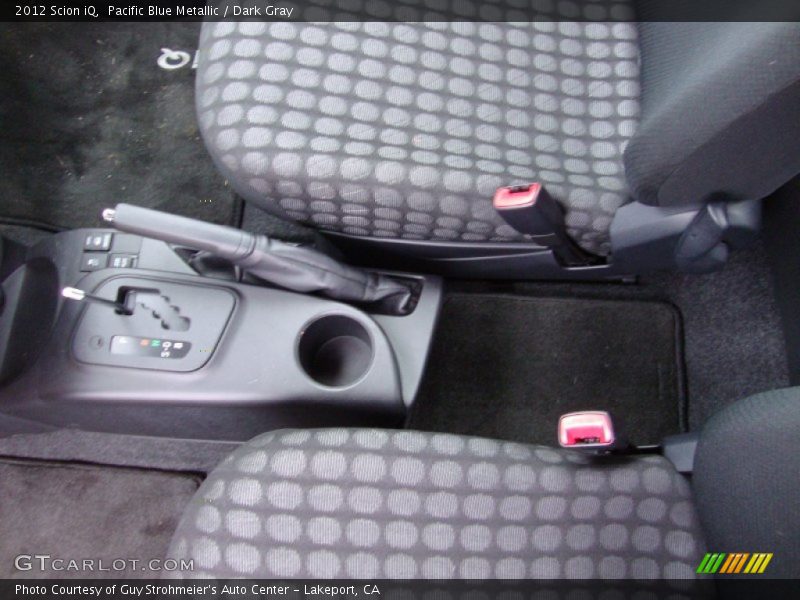 Pacific Blue Metallic / Dark Gray 2012 Scion iQ
