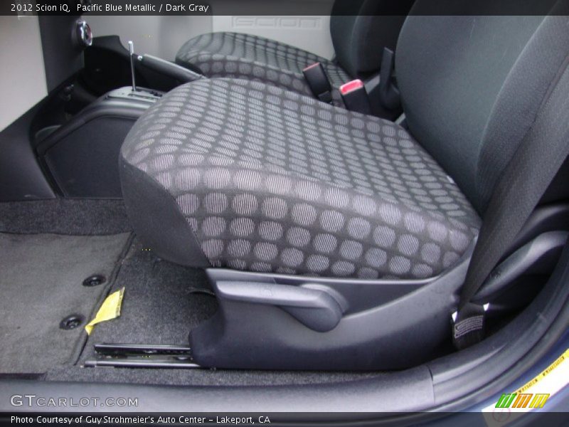 Pacific Blue Metallic / Dark Gray 2012 Scion iQ