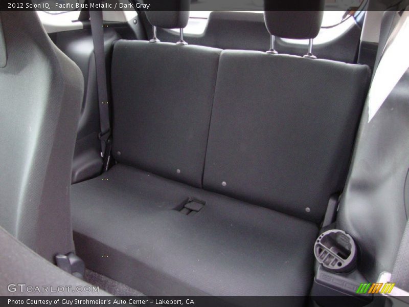 Pacific Blue Metallic / Dark Gray 2012 Scion iQ